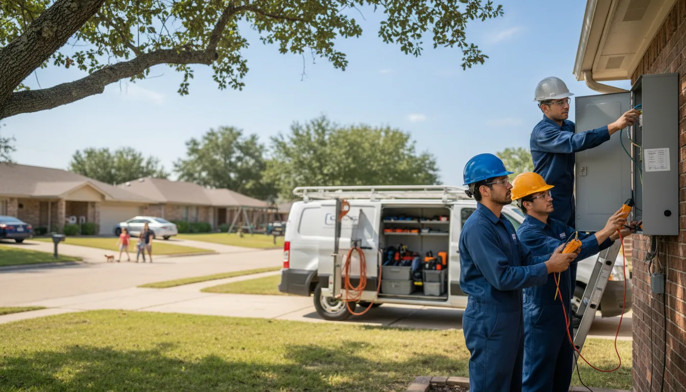 Certified electrician providing emergency electrical services in Rockwell, NC